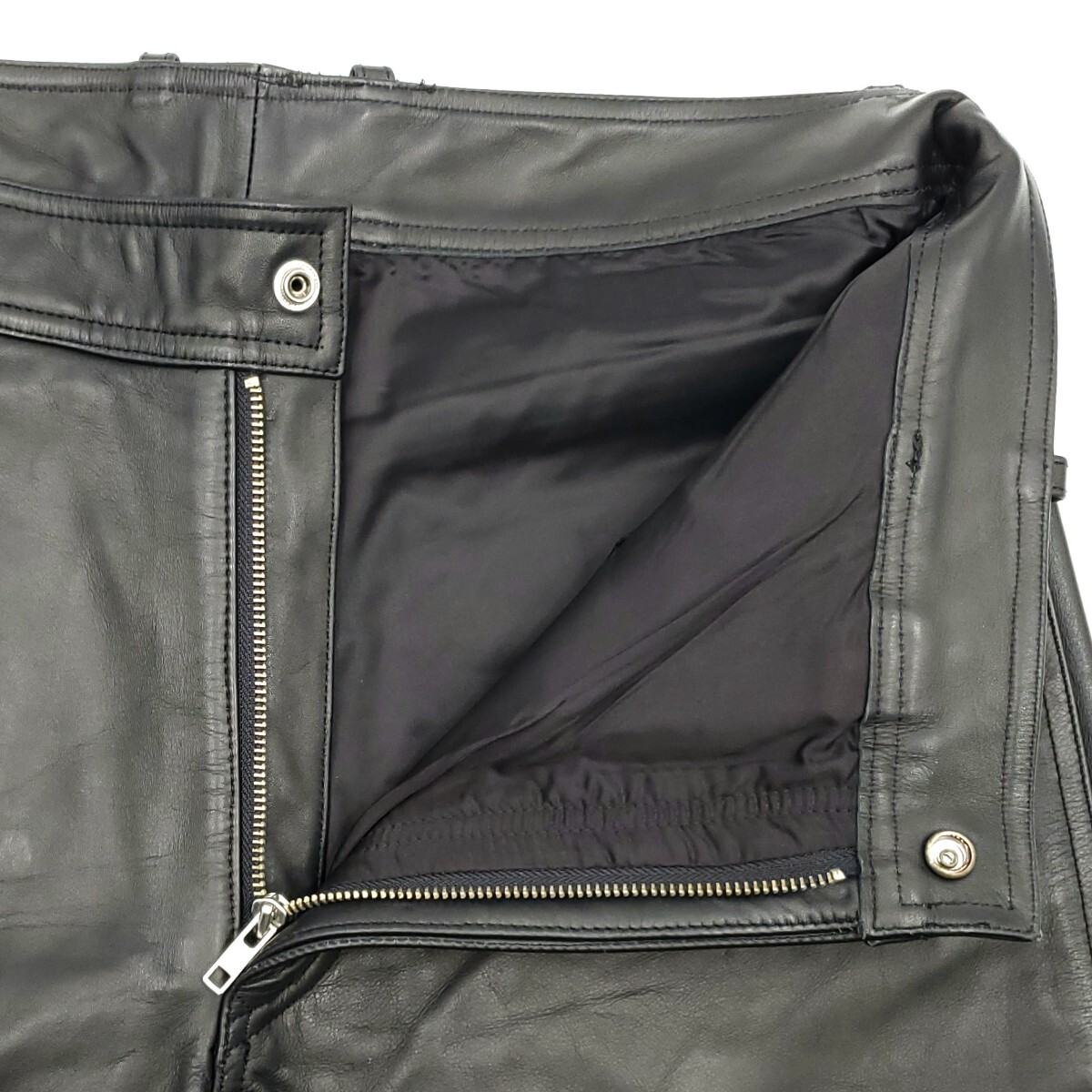 タグ付きビッグサイズW36 HARLEY-DAVIDSON 牛革レザーパンツ黒 タグ付きビッグサイズW36 HARLEY-DAVIDSON 牛革レザーパンツ黒