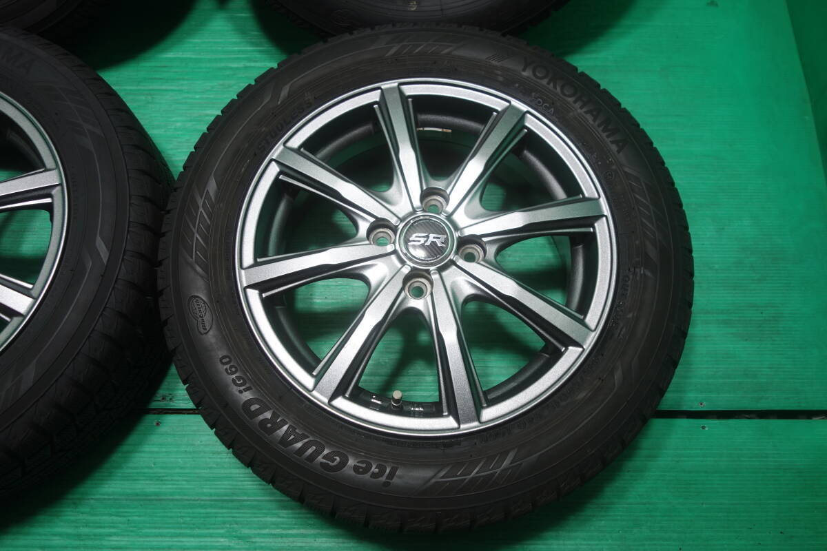 L2854-20 free shipping 185/60R15 studless 4 pcs set YOKOHAMA ice GUARD iG60 Fit Shuttle Grace hybrid 