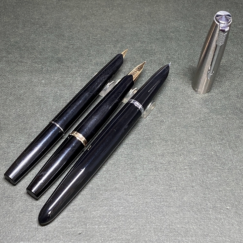 万年筆 プラチナ 3本 ＊ パイロット 2本 計5本 18K