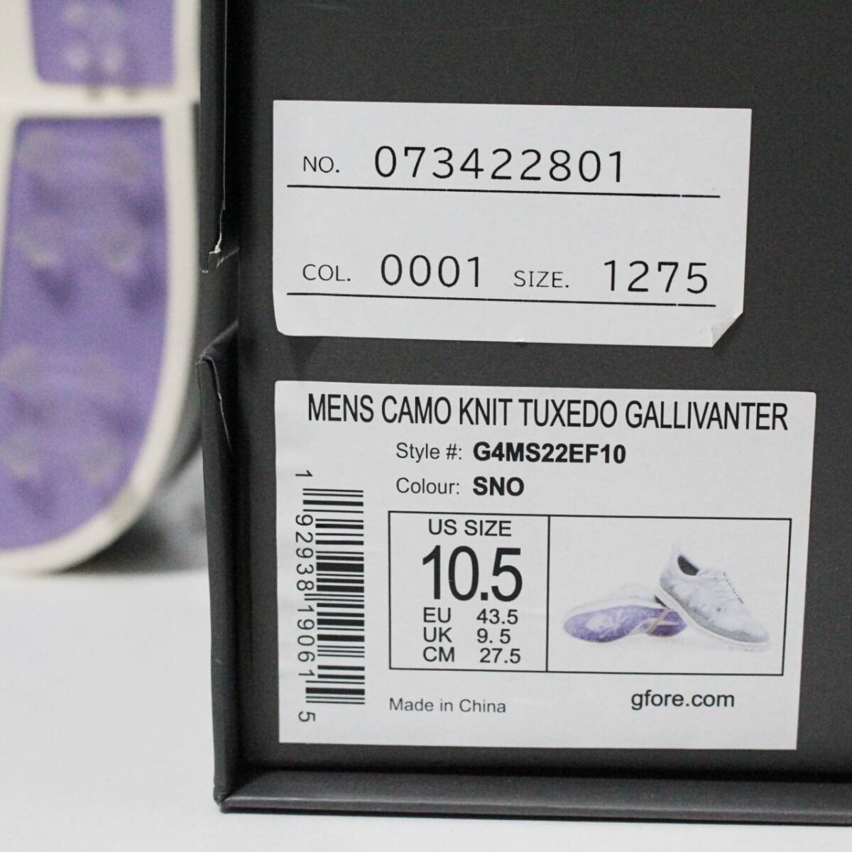 新品 G/FORE カモニット ガリバンター 防水アッパー ゴルフ 新品 G/FORE カモニット ガリバンター 防水アッパー ゴルフ