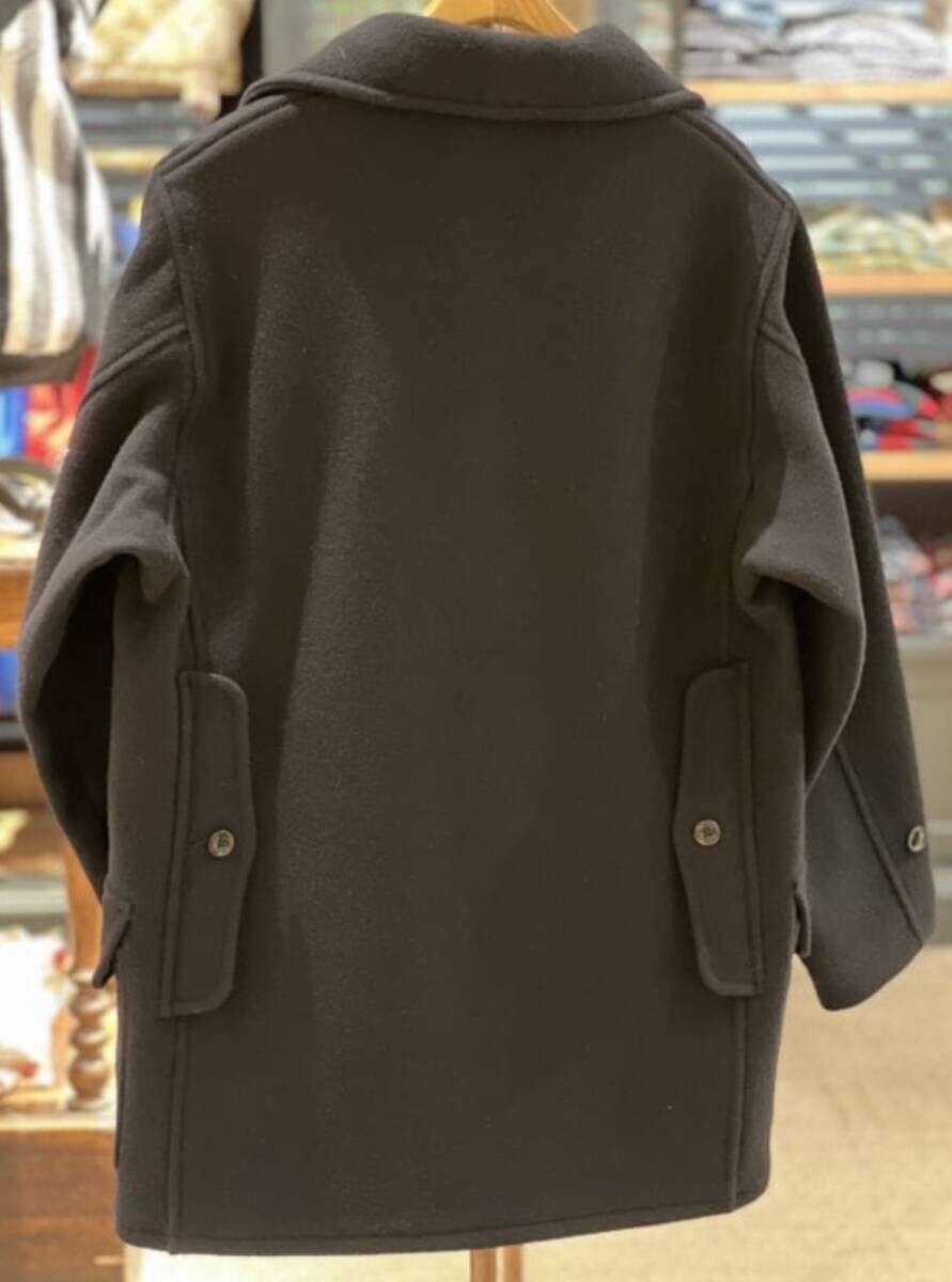 尾州産 ヘビーメルトン使用 ハンティング ジャケット BEAMS PLUS NAVY Lサイズ 未使用品 _画像7