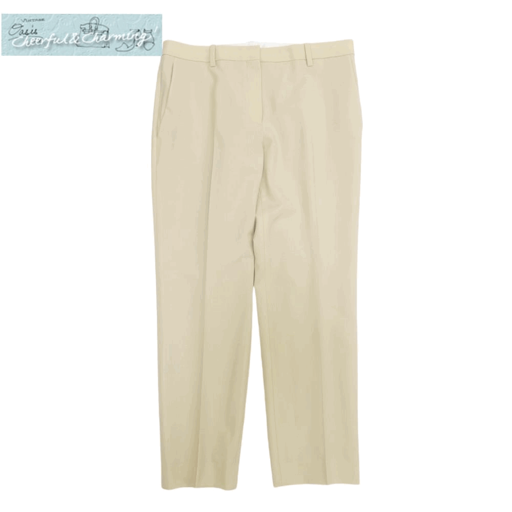 Theory クロップドパンツ TRACEABLE WOOL TREECA 4N 6 13号