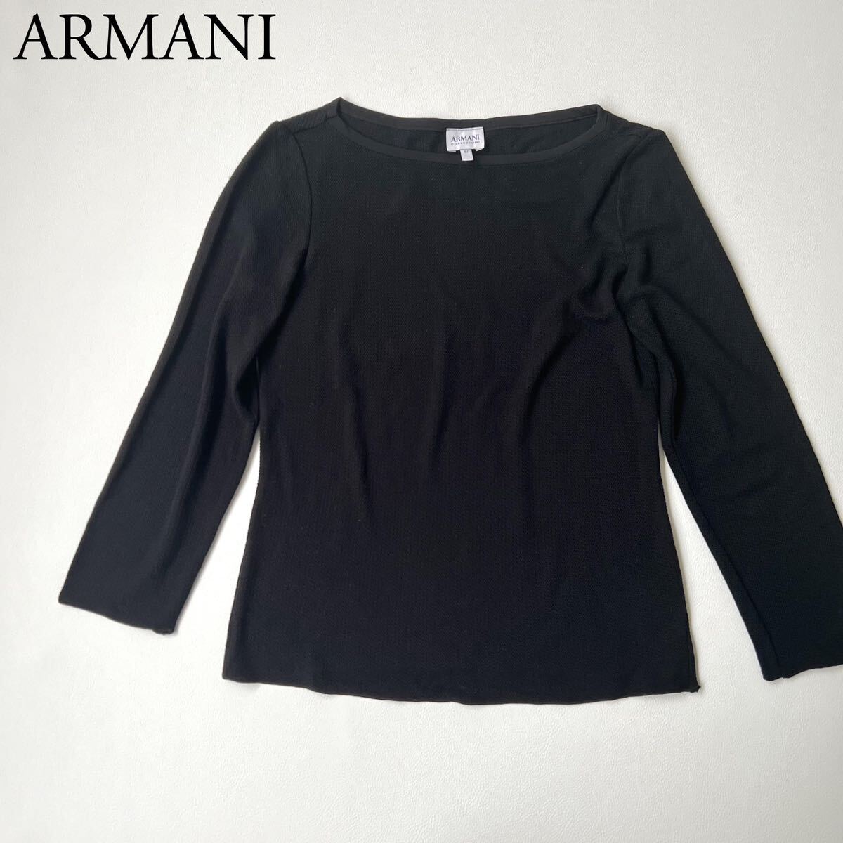 ARMANI COLLEZIONI アルマーニコレツォーニ トップス ニット　Tシャツ カットソー 七分袖　レディース