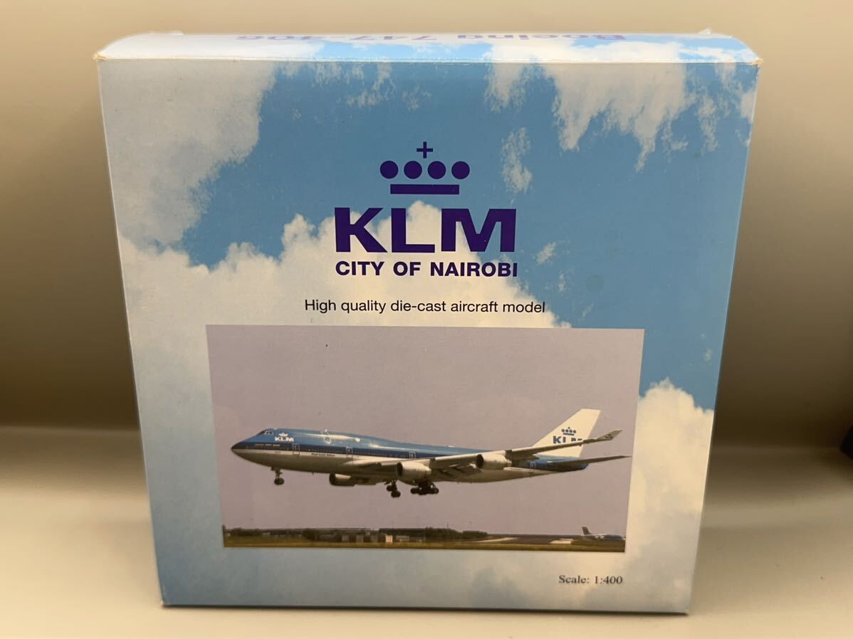 S058 KLM CITY OF NAIROBI Boeing 747-406 1:400(民間航空機 S058 KLM CITY OF NAIROBI Boeing 747-406 1:400(民間航空機