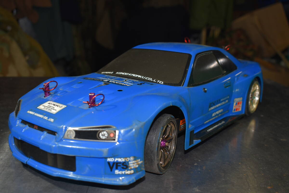 大学 割引 Qo947 Tamiya 1:10 Nissan Skyline GT-R R34 Body TT01 2Wd 田宮模型
