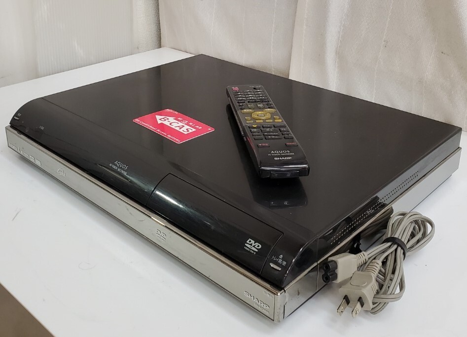 SHARPシャープ デジタルハイビジョンレコーダー DV-ACW55 HDD/DVDレコーダー リモコン付き 通電確認済み