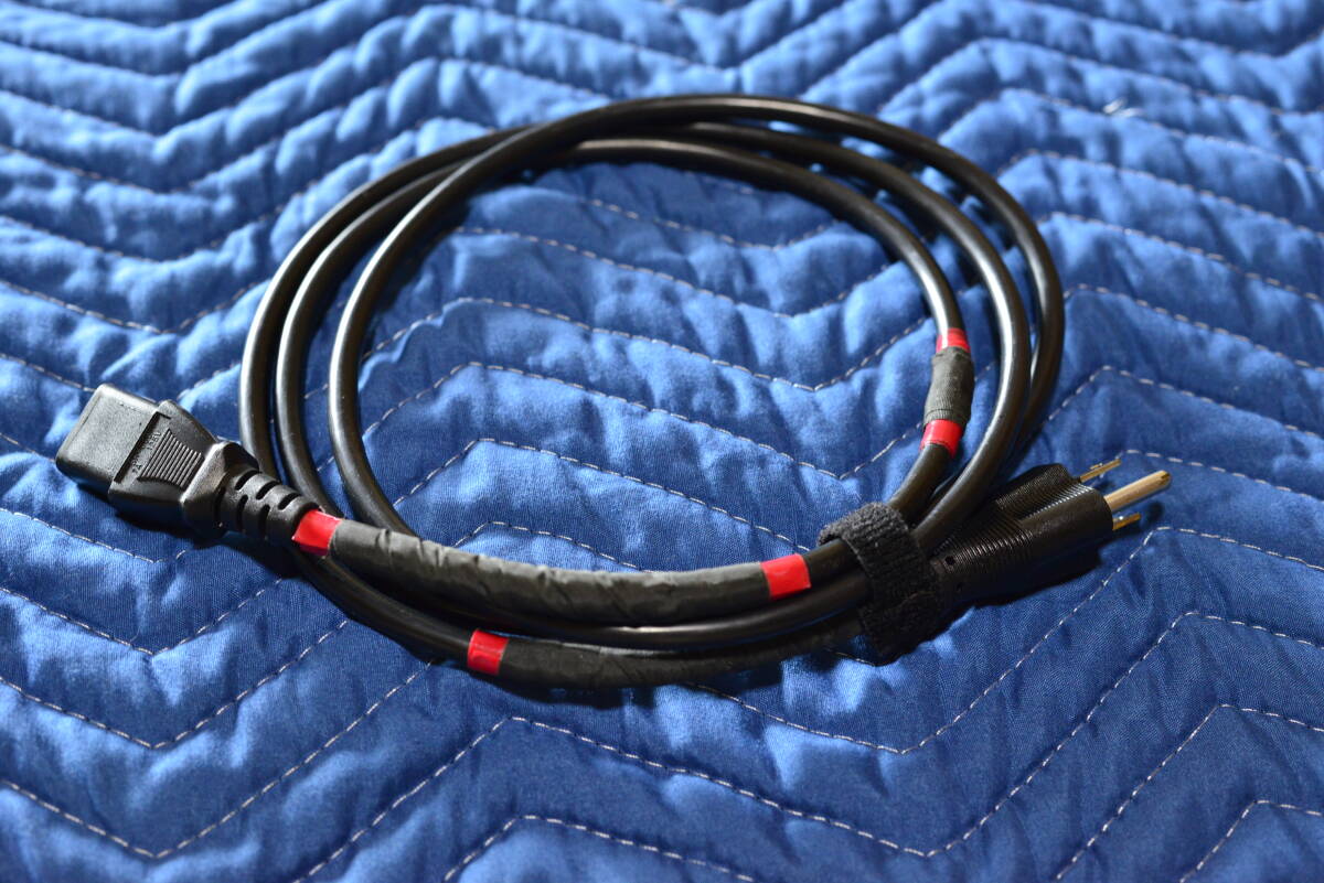 NUDE ヌード 電源ケーブル 125v 7A 3ピン D-TUNE 1.8m (Type-R(プロオーディオ))