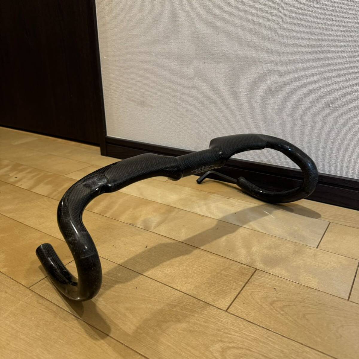 カーボンハンドル ドロップハンドル エアロハンドル ハンドル幅425mm