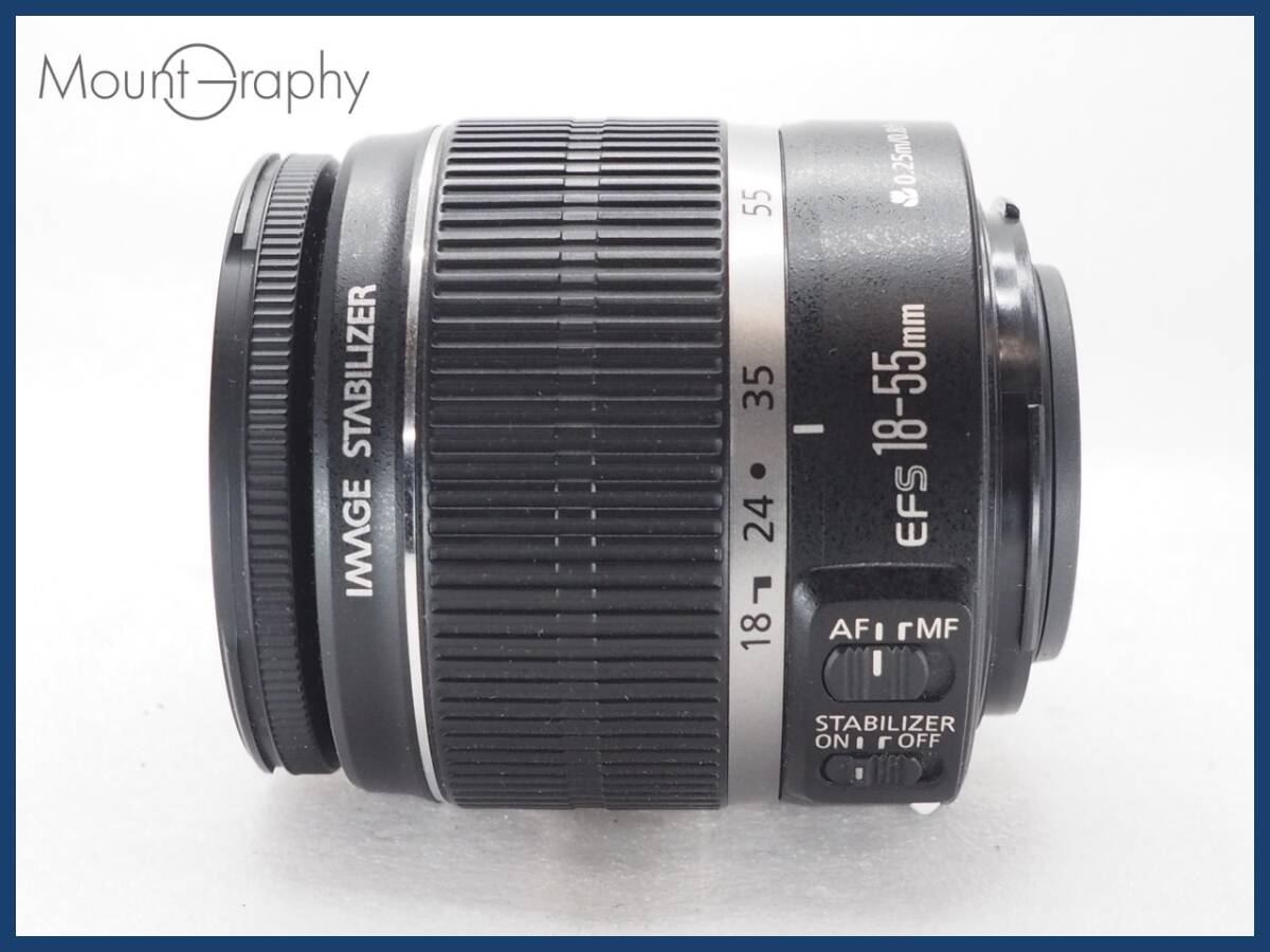 * practical use beautiful goods * CANON Canon EF-S 18-55mm F3.5-5.6 IS * working properly goods * including in a package possible rom and rear (before and after) cap & lens filter attaching #i8247