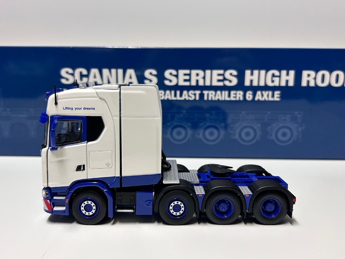 IMC 1/50 SCANIA S-Serie high roof Nooteboom flatbad trailer IMC 1/50 SCANIA S-Serie high roof Nooteboom flatbad trailer