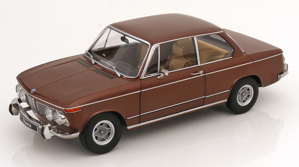 KK scale 1/12 BMW 2002ti Diana 1970　ブラウン　ダイキャスト製　ビックスケール　ミニカー