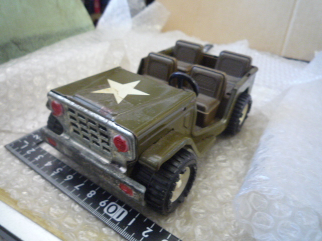 当時物 Buddy L 日本製 米軍 ジープ ブリキ 現状渡し品