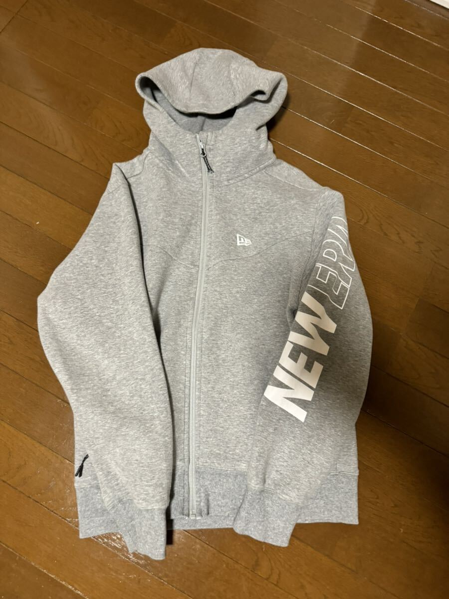 ニューエラ　テックスウェット フルジップフーディー グレー【 Performance Apparel 】　パーカー　メンズ
