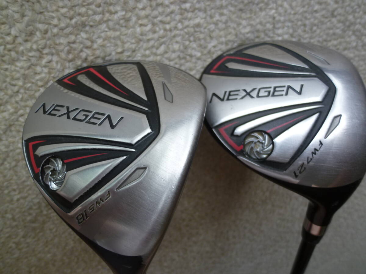 NEXGEN6 5W/18度 7W/21度 2本 ネクスジェンEIFシャフト
