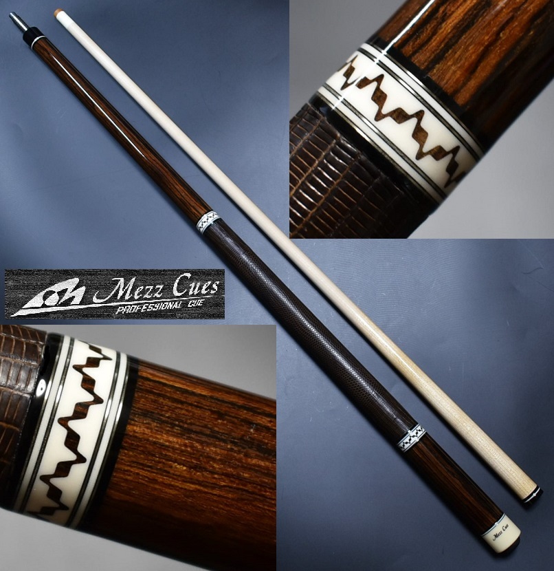 ◇ Mezz Cue メッヅ WJ/ウエイビー リザード本革 ビクトリー ◇ Mezz Cue メッヅ WJ/ウエイビー リザード本革 ビクトリー