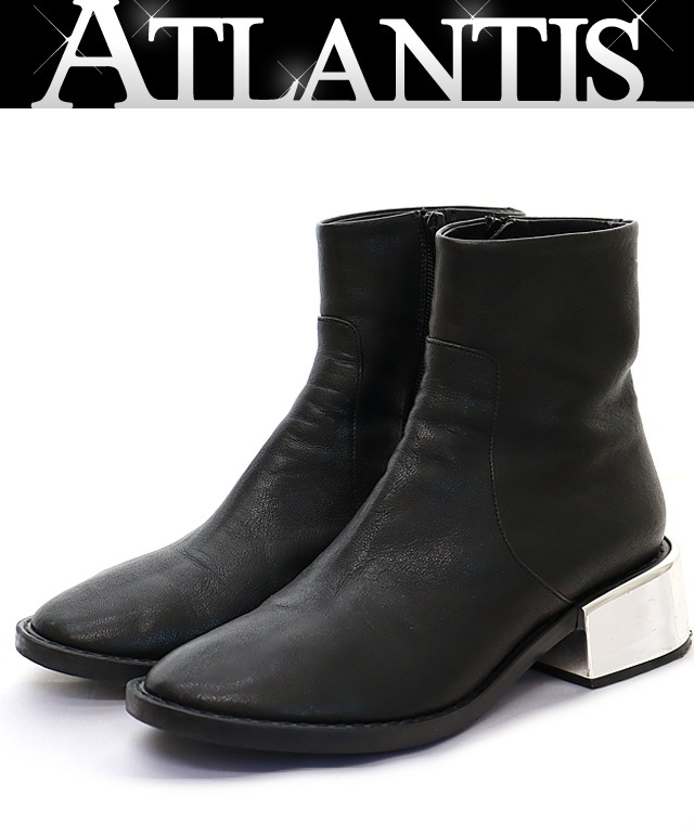 MM6 Maison Margiela* マルジェラ レザー ショートブーツ 送関込 MM6 マルジェラ レザーアンクルブーツ