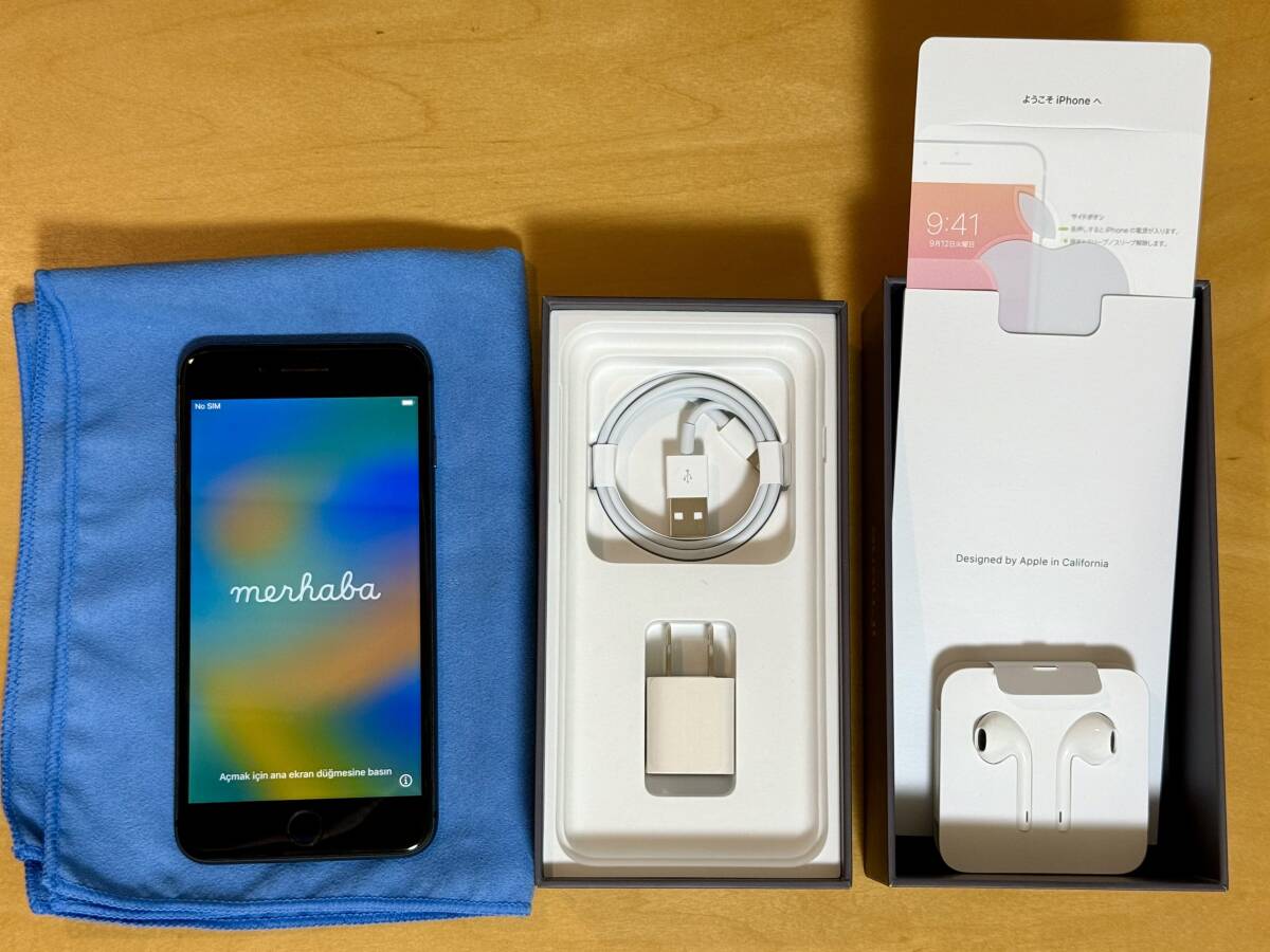 美品 SIMフリー iPhone8 PLUS 256GB スペースグレイ ブラック 美品 SIMフリー iPhone8 PLUS 256GB スペースグレイ ブラック
