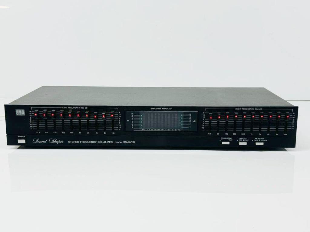 ADC SS-100SL ステレオ周波数イコライザー Yahoo!オークション - ADC SS-100SL ステレオ グラフィック