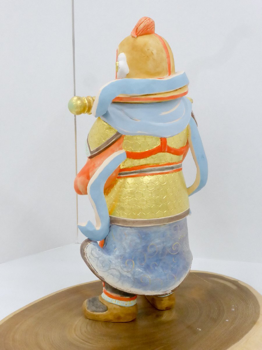 博多人形 人形師 二代 戸畑茂四郎作 「阿弥陀如来」 共箱 M