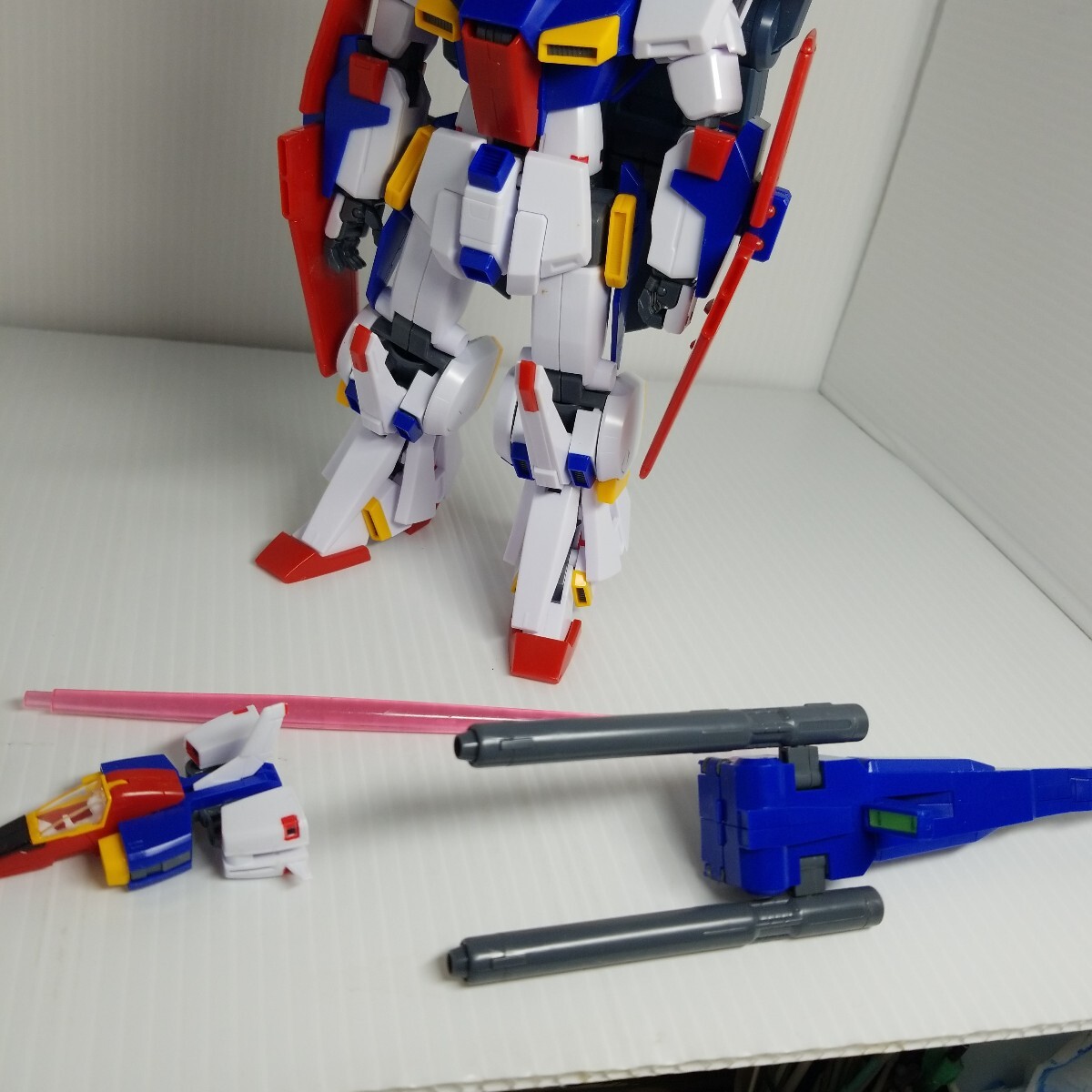 R-320g 9/7 MG ZZ Gundam including in a package possible gun pra Junk 