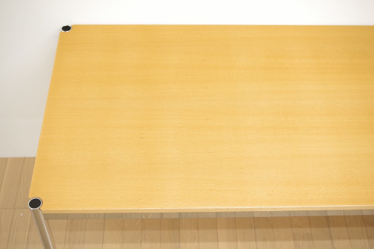 展示品 USM Haller ハラーテーブル ダイニング オフィス ミーティング 會議 ナチュラル色 W175×D75×H74cm モダン シンプル USMハラー