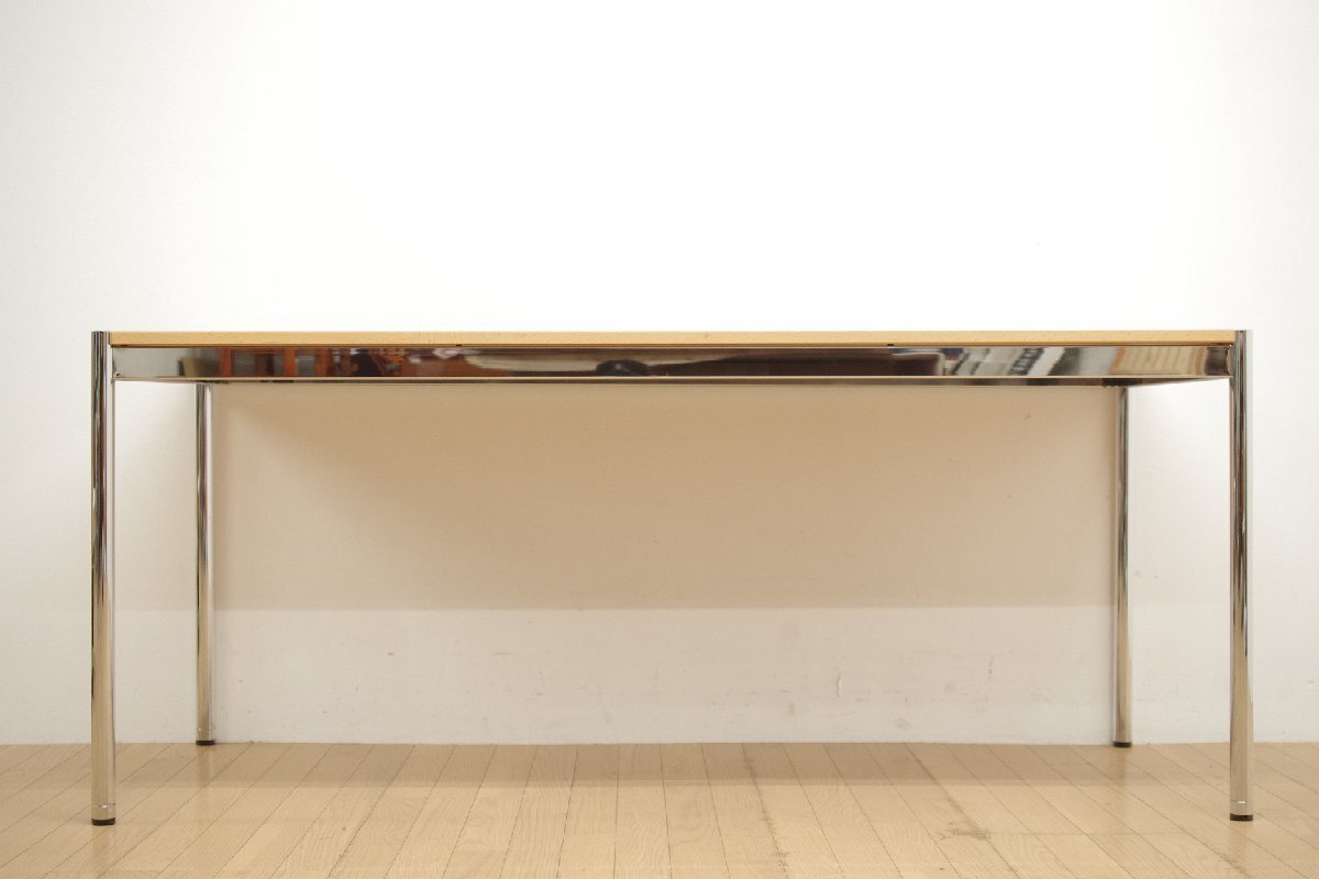 展示品 USM Haller ハラーテーブル ダイニング オフィス ミーティング 會議 ナチュラル色 W175×D75×H74cm モダン シンプル USMハラー