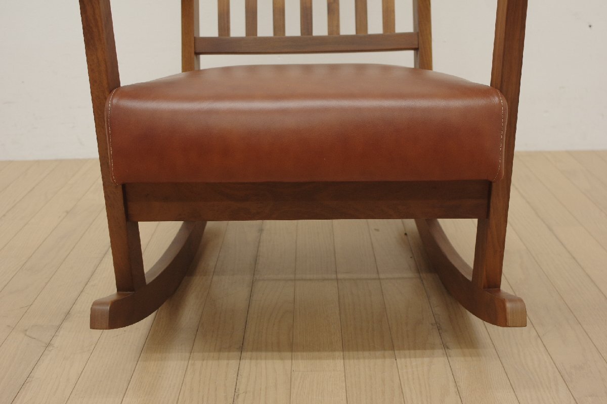 美品 シギヤマ家具工業 GREEN ローズマリー ロッキングチェア 本