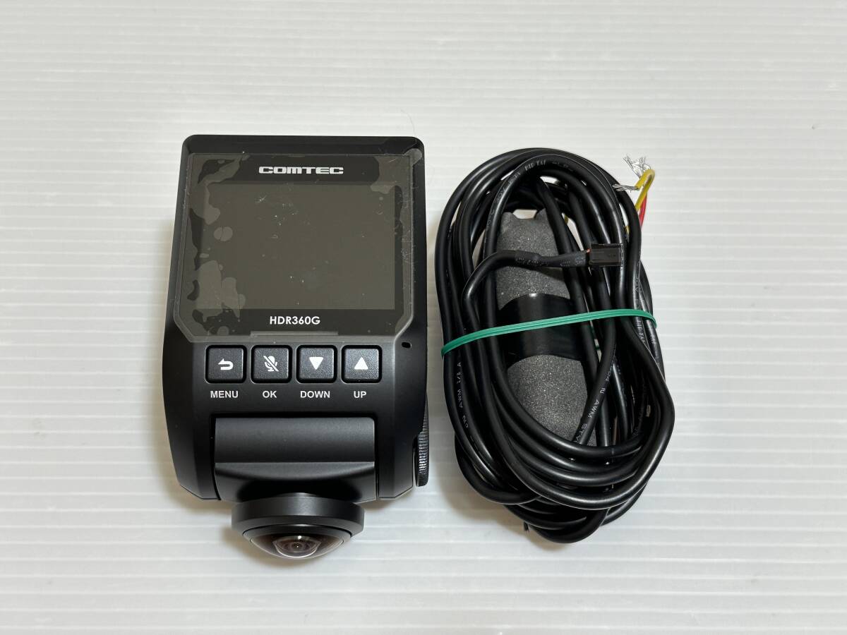 816 コムテック COMTEC HDR360G 360度カメラ ドライブレコーダー ドラレコ 送料600円