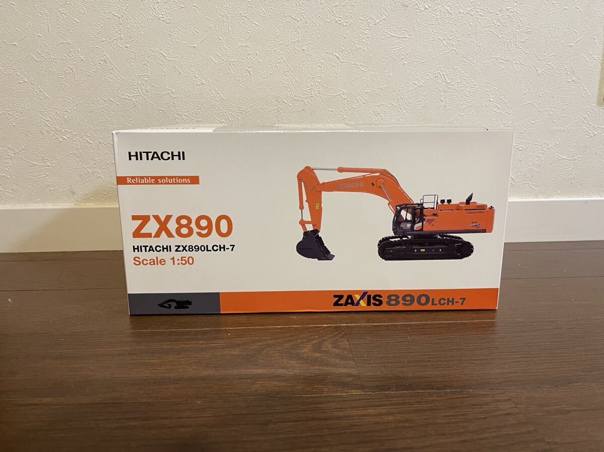 新品 HITACHI ZX890 LCH 7 ZAXIS ミニチュア 1/50 建機 重機 新品 HITACHI ZX890 LCH 7 ZAXIS ミニチュア 1/50 建機 重機