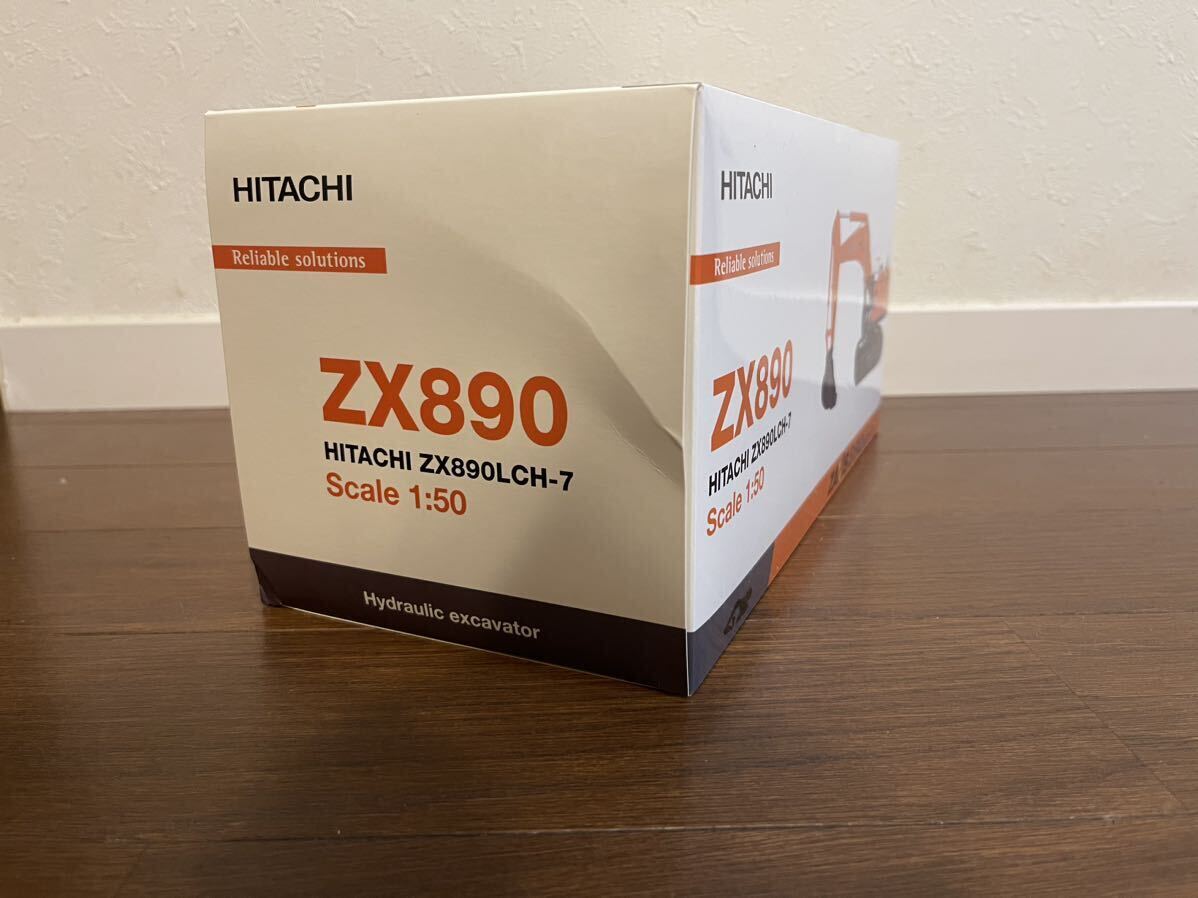 新品 HITACHI ZX890 LCH 7 ZAXIS ミニチュア 1/50 建機 重機 新品 HITACHI ZX890 LCH 7 ZAXIS ミニチュア 1/50 建機 重機