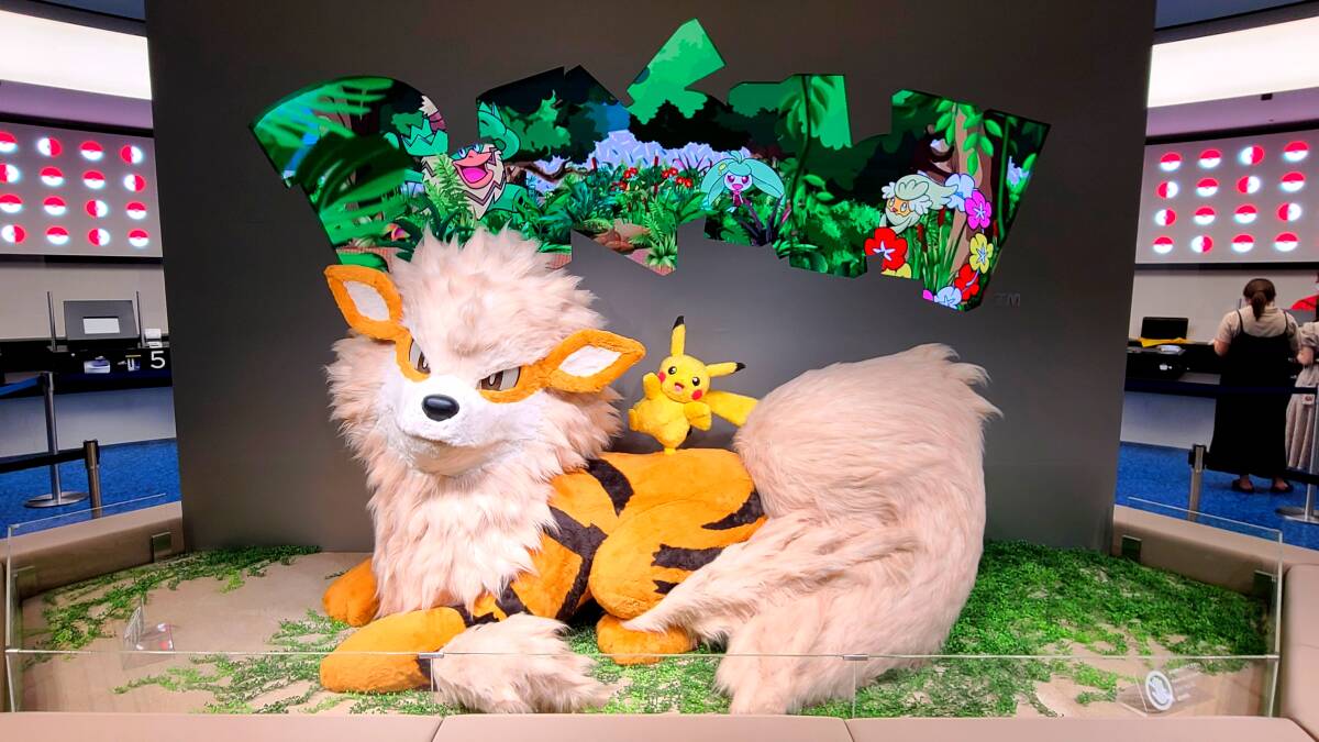 ポケモンセンターオキナワ限定 ピカチュウ ガーディ 沖縄店ロゴ ポケモンセンターオキナワ限定 ピカチュウ ガーディ 沖縄店ロゴ