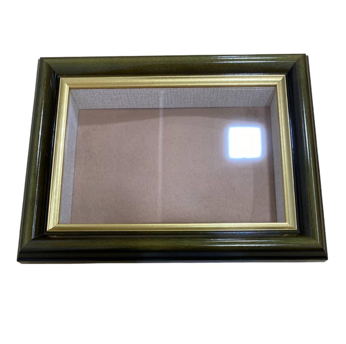 完璧わいふによる ☆手彫り模様入♪豪華デッサン額☆内寸約122×91mm 外寸約210 額縁