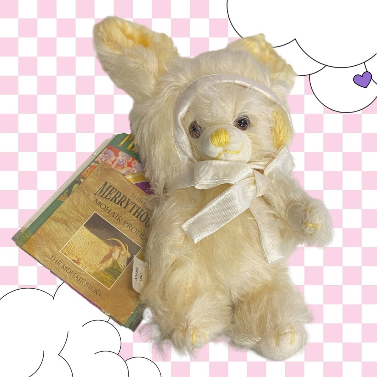 【保管品】マイクロチーキー ホワイト イースター バニー CHEEKY WHITE EASTER BUNNY 世界限定 500体 テディベア メリーソート A71638R3F
