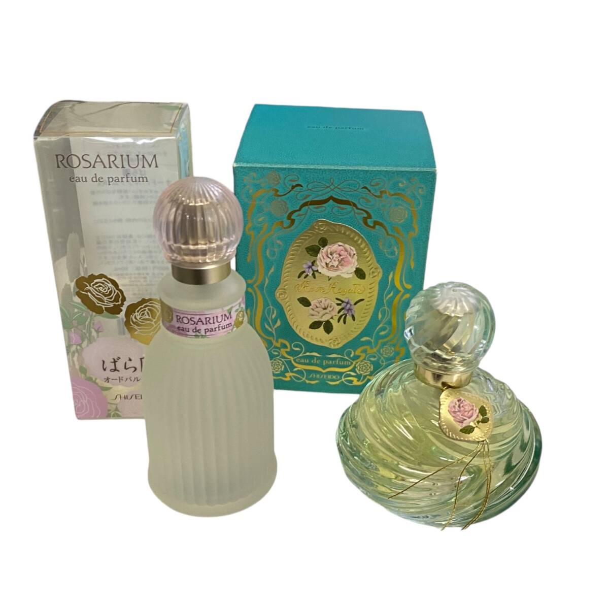 【未使用】資生堂 ROSARIUM オードパルファム ばら園 / Rose Royale ローズロワイヤル オードパルファム 各50ml レディース香水 kyL11079RO