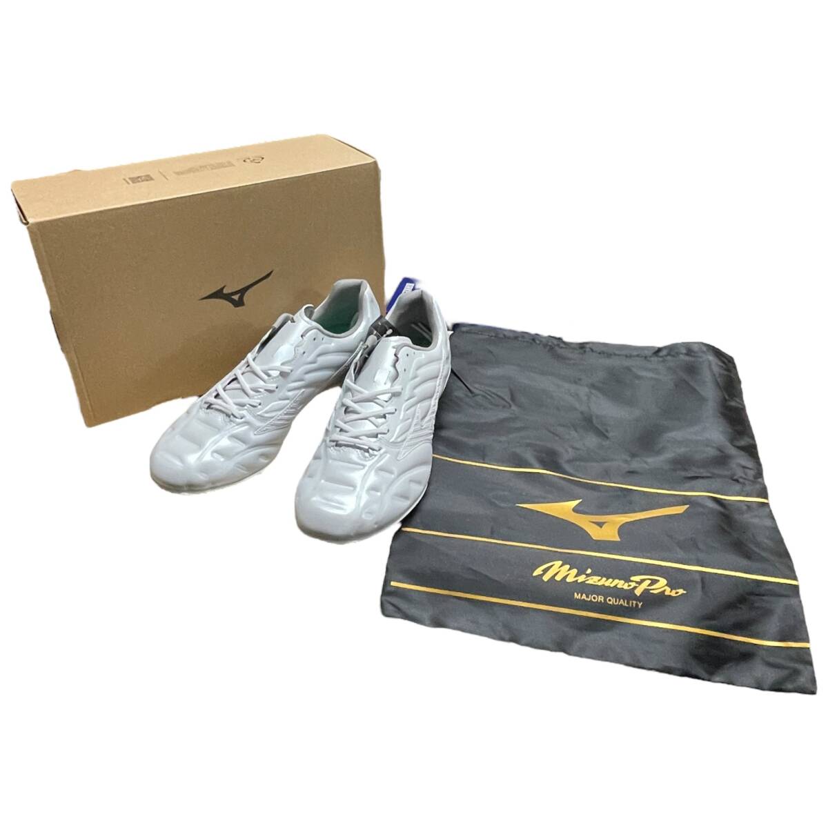 2024春の新作 ソフトボール 野球 11GM240001 MIZUNOスパイク ◆未使用品◆ミズノ 27.0cm Q72544NH スポーツ用品 メンズ ホワイト 27.0cm