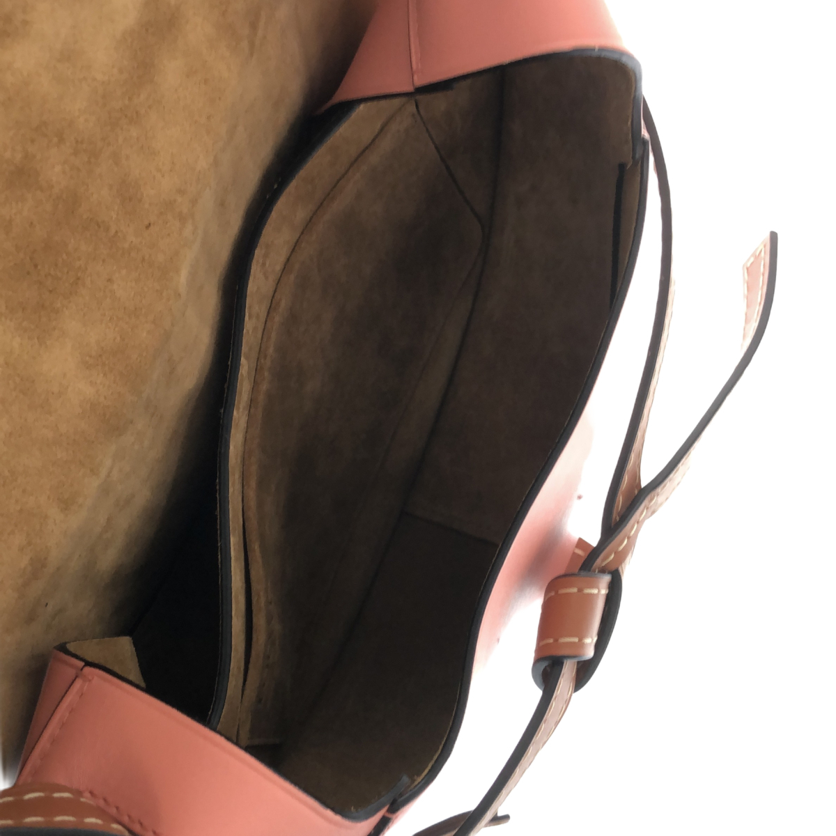 ◆中古品◆ ロエベ LOEWE ショルダーバッグ GATE FRAME ゲートフレームスモールバッグ レザー ピンク系マルチカラー 保存袋有 V68745NSD