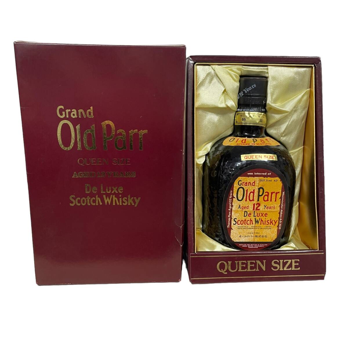 ◆未開栓◆ Grand Old Parr グランド オールドパー 12年 スコッチ ウイスキー 古酒 937.5ml 1446g 43度 QUEEN SIZE V73337NH