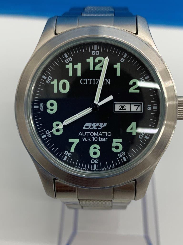 シチズン 腕時計 自動巻き 8200 Yahoo!オークション - シチズン/CITIZEN AT/自動巻 8200-S105927