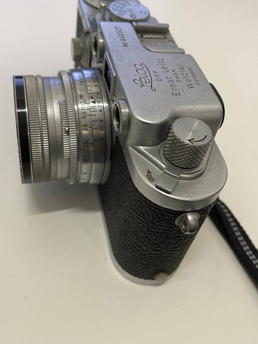 Ernst Leitz Wetzlar レンジファインダーカメラ動作未確認 LAICA (ライカ) レトロカメラ DRP Ernst Leitz Wetzlar レンジ