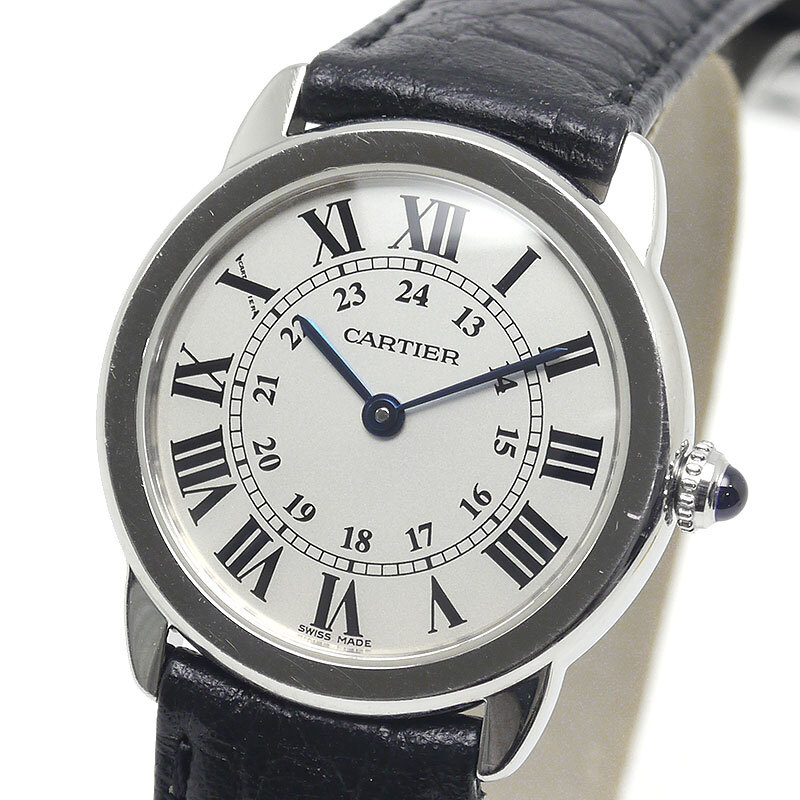 Cartier Cartier long do Solo SM женский кварц SS нержавеющая сталь * неоригинальный ремень