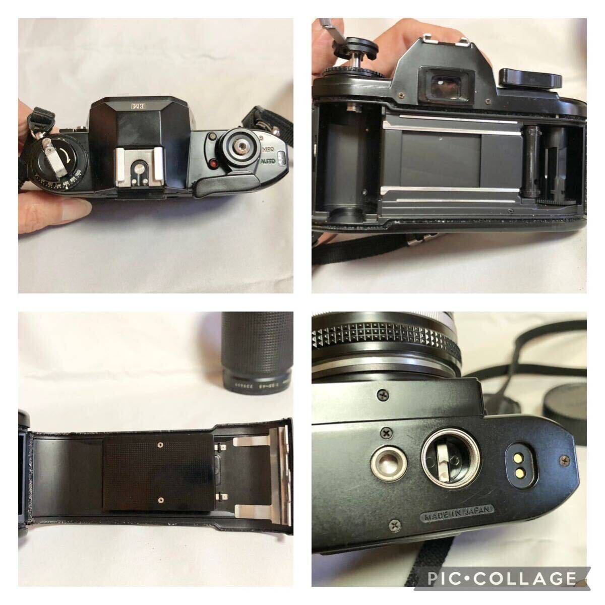 A/Nikon Nikon /EM film camera / lens is 35mm 1:2.8.35~135 1:3.5~4.5/ operation goods / present condition delivery / reality image not yet verification / Junk / explanatory note reading please 