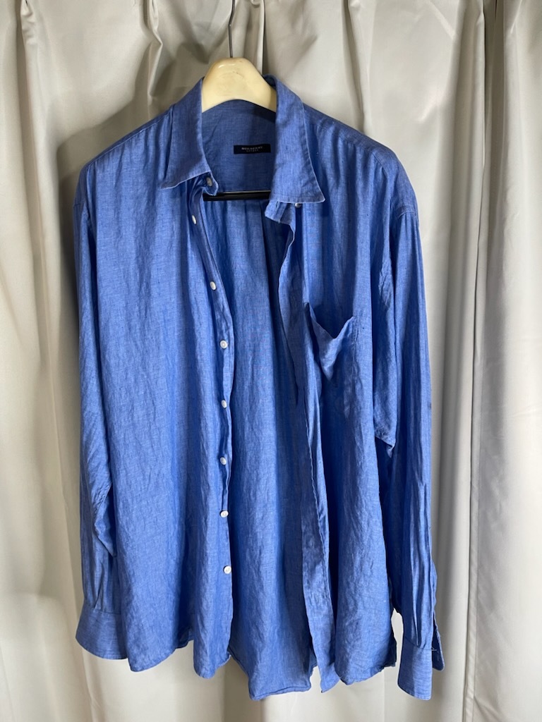 Burberry バーバリー　長袖シャツ　ブルー　XL