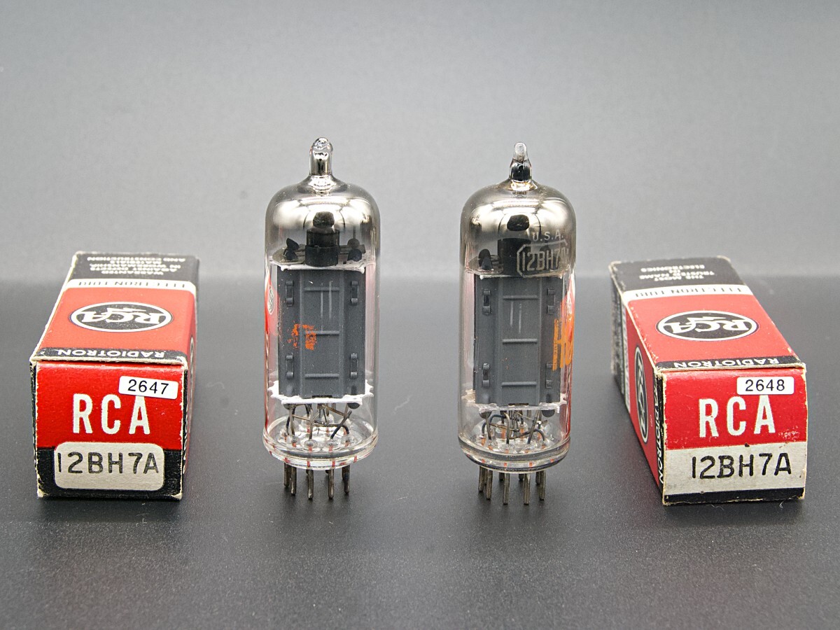 Yahoo!オークション - RCA 12BH7A NOS品ペア #2647 RCAビンテージ Yahoo!オークション - RCA 12BH7A NOS品ペア #2647 RCAビンテージ