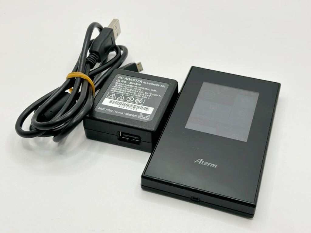 [ML4990-5]動作品！【NEC】Aterm PA-MR04LN モバイルルーター Wi-Fiルーター　SIMフリー