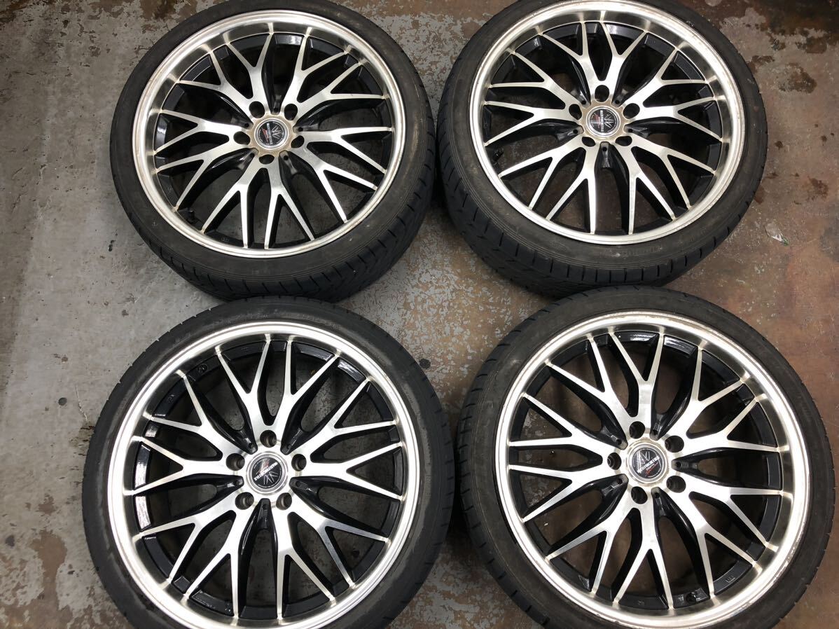 BADX ロクサーニ マルチフォルケッタⅡ SPスペクター 19×8J 5穴114.3 +2018年製グッドイヤー イーグル LS エグゼ 235/35R19 4本セット