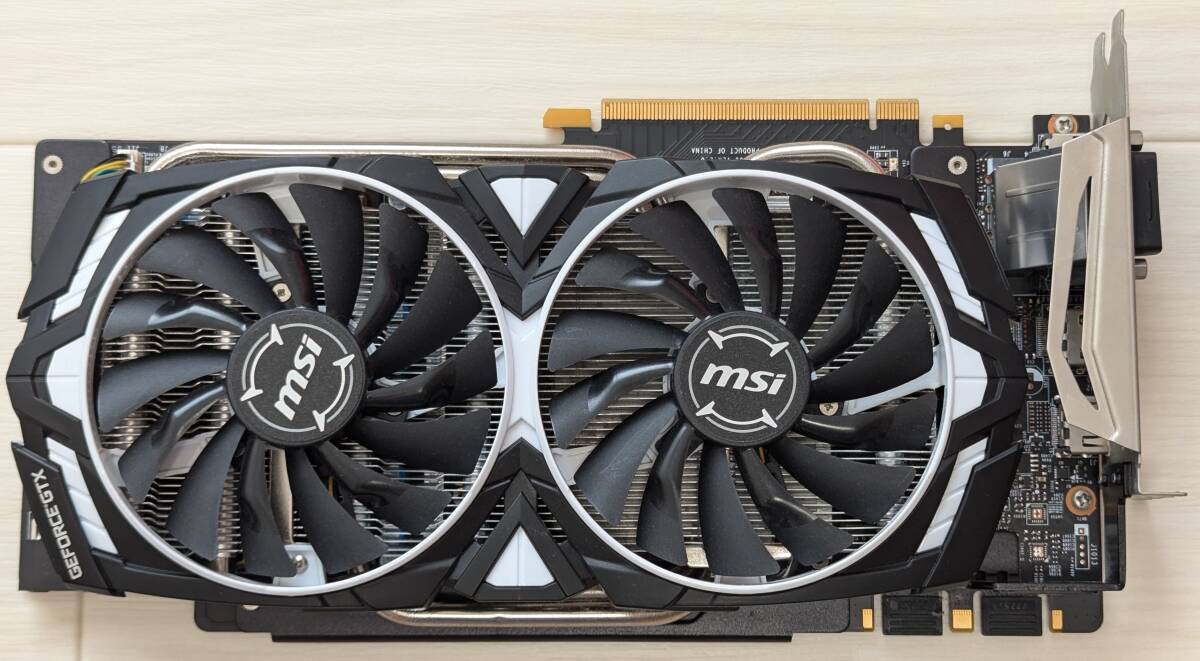 最終値下げ【ジャンク】MSI GTX 1080 ARMOR 8G OC