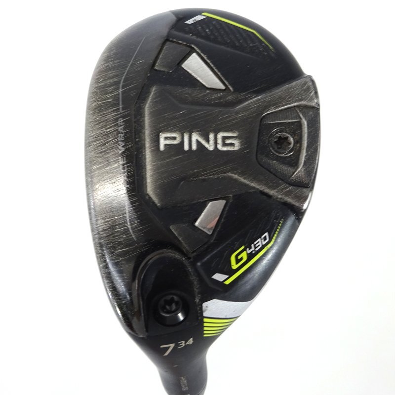 ★中古★PING G430 #7 34° ユーティリティ ALTA J CB FLEX:SR ヘッドカバー付 (ピン/左利き/レフティ/ハイブリッド)★【SP427】