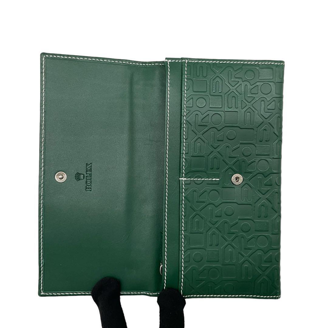 非売品 ROLEX ロレックス 長財布 エンボス加工 ノベルティ ロゴ 非売品 ROLEX ロレックス 長財布 エンボス加工 ノベルティ ロゴ