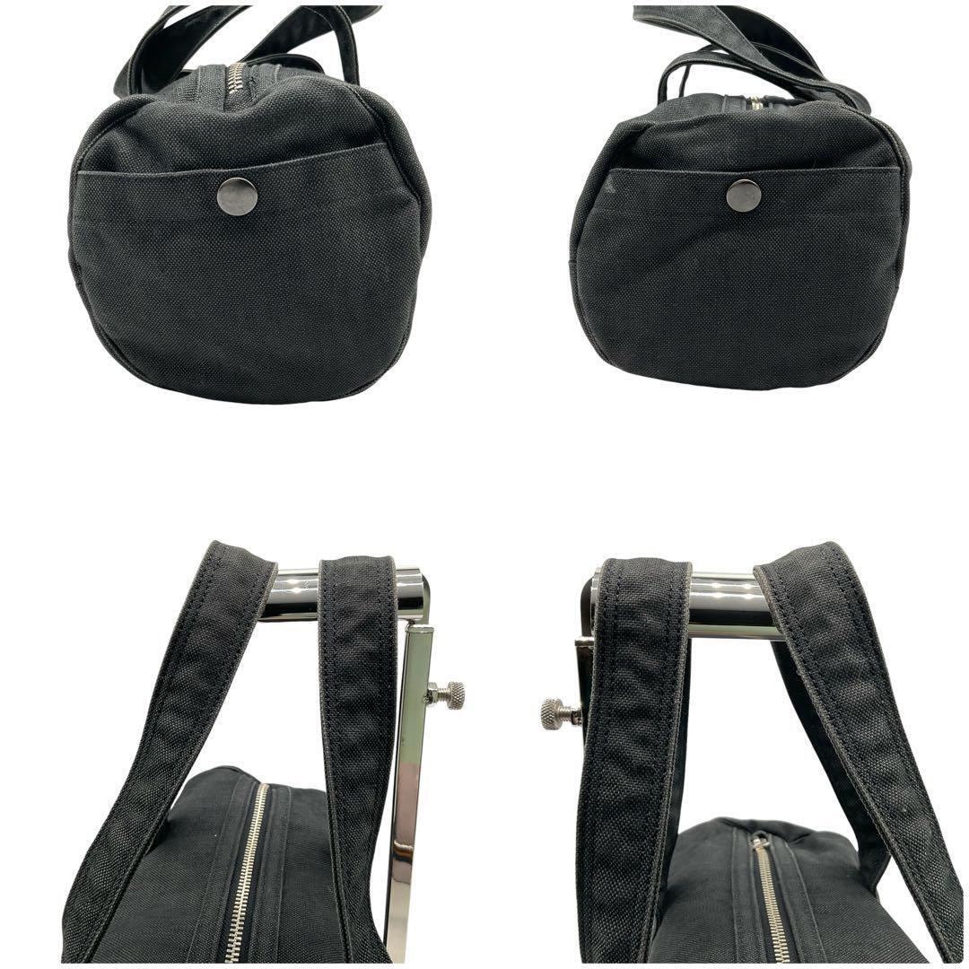 美品 PORTER ポーター ミニボストンバッグ ドラム ブラック 美品 PORTER ポーター ミニボストンバッグ ドラム ブラック