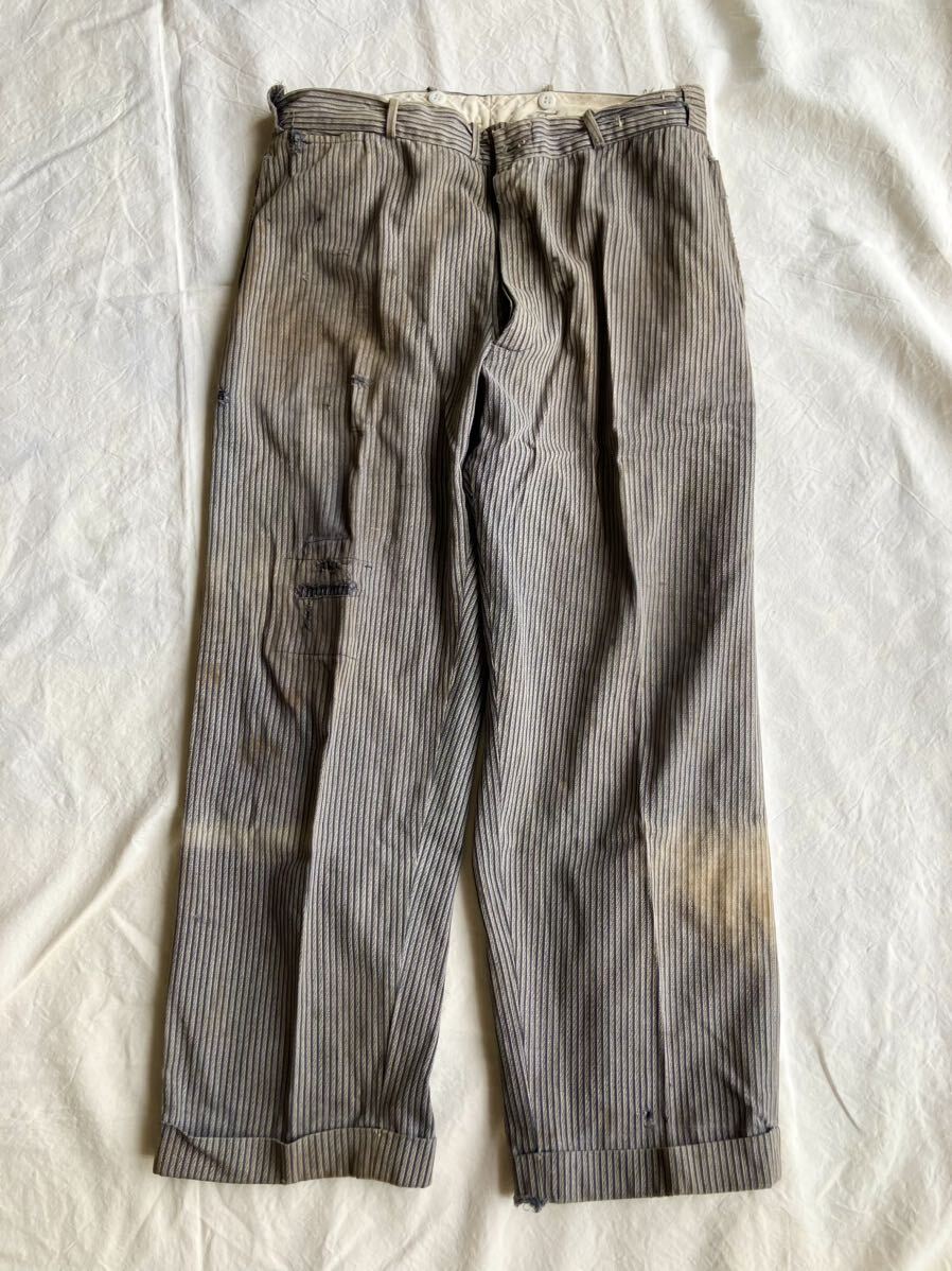 貴重 30s 良生地 American Vintage ボロ Workwear ワークウェア パンツ ヴィンテージ